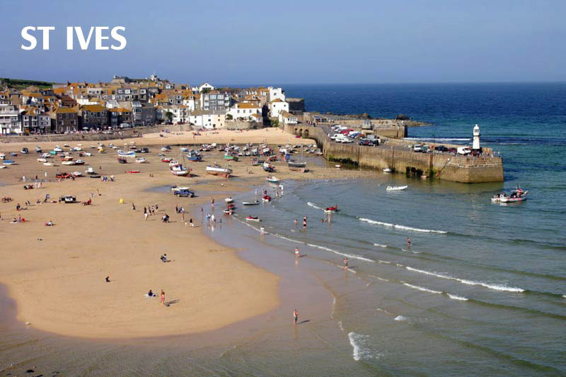 t Ives Harbour beach